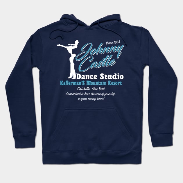 Dirty Dancing Johnny Castle Dance Studio Hoodie by Alema Art